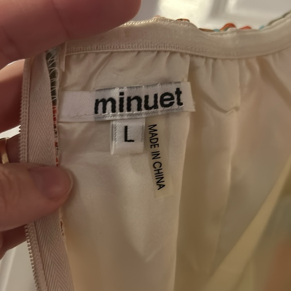 Beautiful Strapless Floral Garden Party Full Length Flowy Dress - Picture 10 of 10